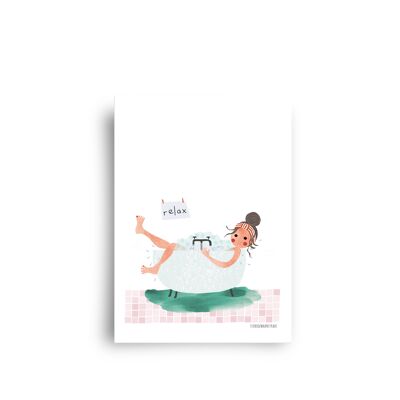 Postkarte - 'Entspannen'