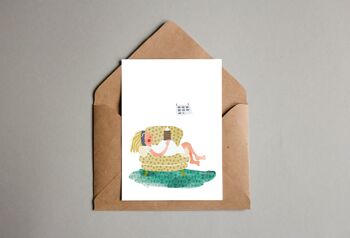 carte postale - série bellycards - 'chaise de grand-mère' 3