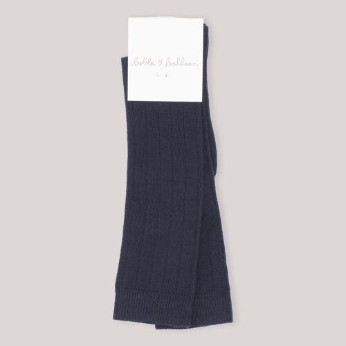 Knee High Socks - Marine Blue - Size 23-26