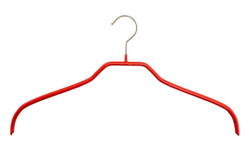Kleiderbügel Silhouette F, rot, 41 cm