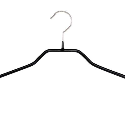 Clothes hanger Silhouette F, black, 45 cm