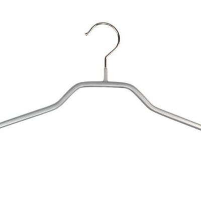 Coat hanger Silhouette F, silver, 45 cm