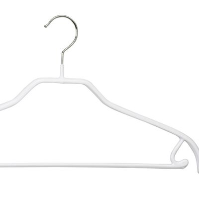 Mawa Silhouette Extra Wide Non-Slip Hanger, Black - 2 pack