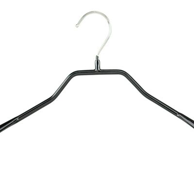 Clothes hanger Bodyform L, black, 42 cm