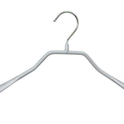 Kleiderbügel Bodyform L, silber, 46 cm