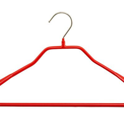 Clothes hanger Bodyform LS, red, 42 cm