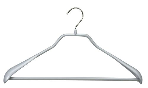 Kleiderbügel Bodyform LS, silber, 42 cm