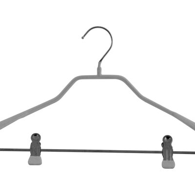 Clothes hanger Bodyform LK, silver, 42 cm