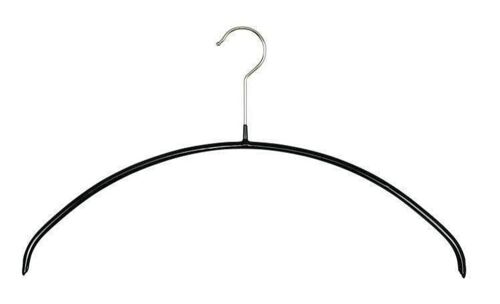 Kleiderbügel Economic P, schwarz, 46 cm