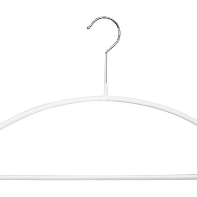 Percha Economic U, blanca, 42 cm