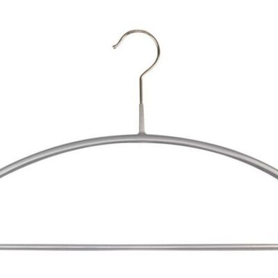 Coat hanger Economic U, silver, 42 cm