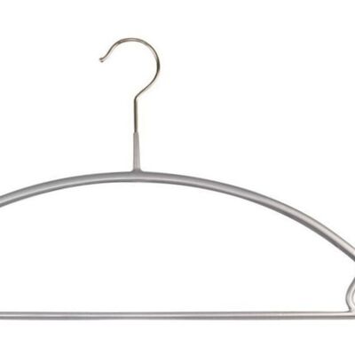 Coat hanger Economic U, silver, 42 cm