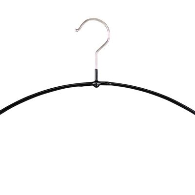 Clothes hanger Economic light PT, black, 40 cm