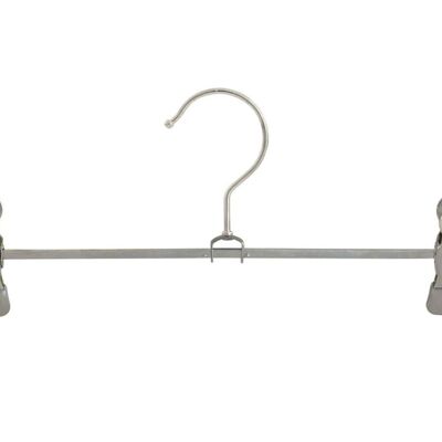 Coat hanger clip K D, silver, 30 cm