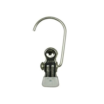 Clip appendiabiti K 1, argento, 9,5 cm