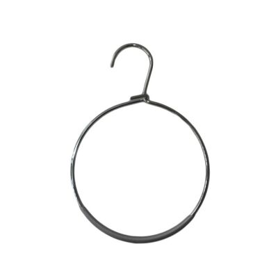 Coat hanger ring hanger, silver, 15 cm