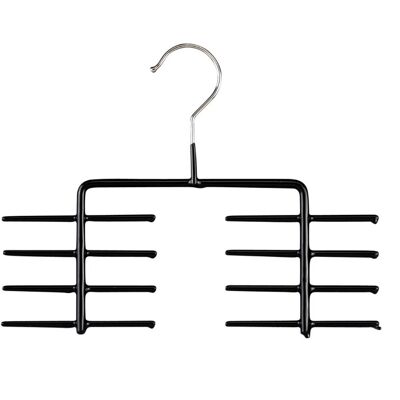 Coat hanger Tie rack KR, black, 25 cm