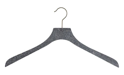 Kleiderbügel ECO Fineline P, dunkelgrau meliert, 44 cm