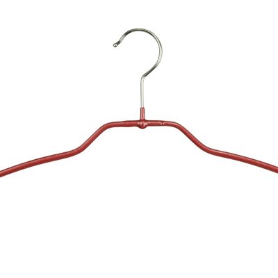 Clothes hanger Silhouette light FT, glitter red, 42 cm