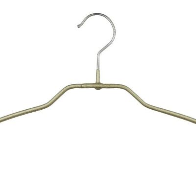 Clothes hanger Silhouette light FT, gold, 42 cm