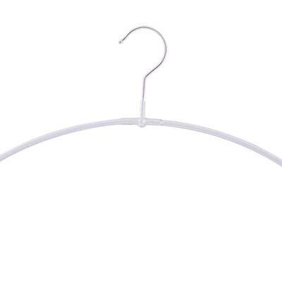 Clothes hanger Economic light PT, glittery silver, 40 cm