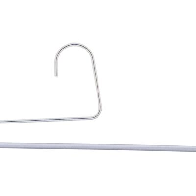 Coat hanger KH U, glittery silver, 35 cm