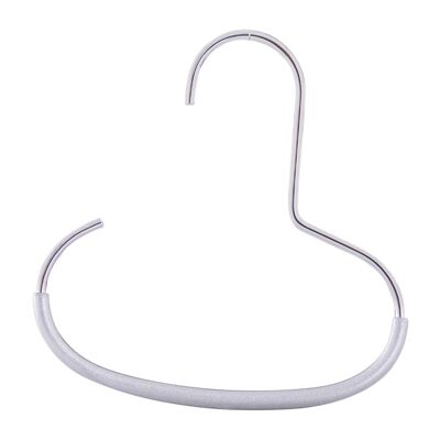 Coat hanger Utensilio G 1, glittery silver, 15 cm