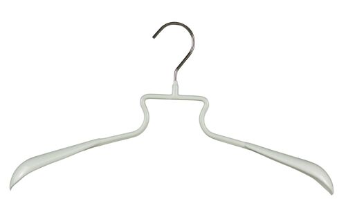 Kleiderbügel SHE mit Schulterauflage, weiß, 41 cm