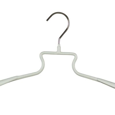 Kleiderbügel SHE mit Schulterauflage, weiß, 41 cm