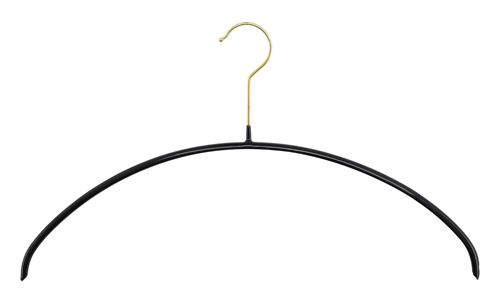 Kleiderbügel Economic P, schwarz, 40 cm