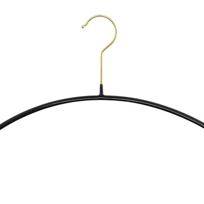 Clothes hanger Economic P, black, 40 cm