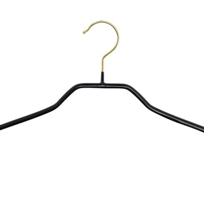 Clothes hanger Silhouette F, black, 41 cm