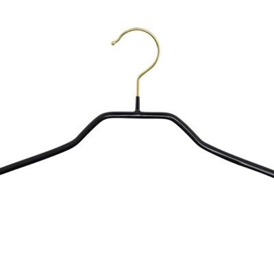 Kleiderbügel Silhouette F, schwarz, 41 cm