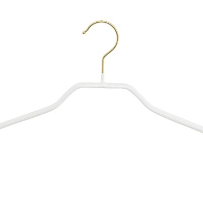 Percha Silhouette F, blanca, 41 cm