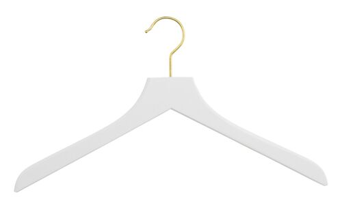 Kleiderbügel Profi plan, weiß, 41 cm