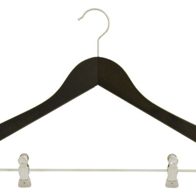 Clothes hanger Business K, walnut, 45 cm