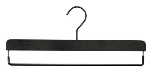 Kleiderbügel Trend GT, schwarz lackiert, 40 cm