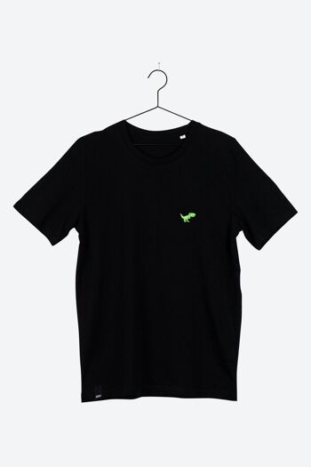 TIRY T-Shirt Dino Unisexe Noir 3