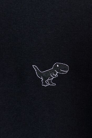 T-shirt unisexe Dino TIRY Noir-Noir 4