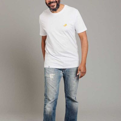 HORNY Unisex Dino Camiseta Blanco - Blanco