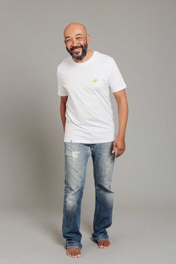 HORNY T-Shirt Dino Unisexe Blanc - Blanc 1
