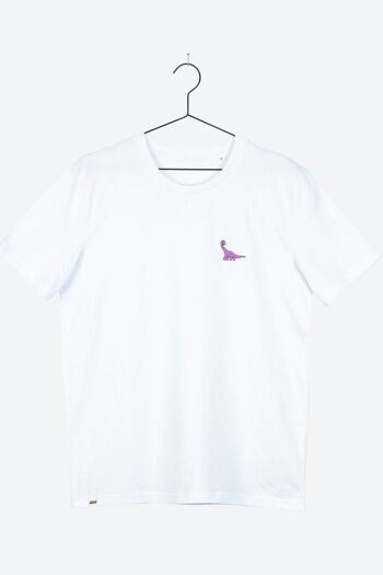 HALSY T-Shirt Dino Unisexe Blanc - Blanc 3