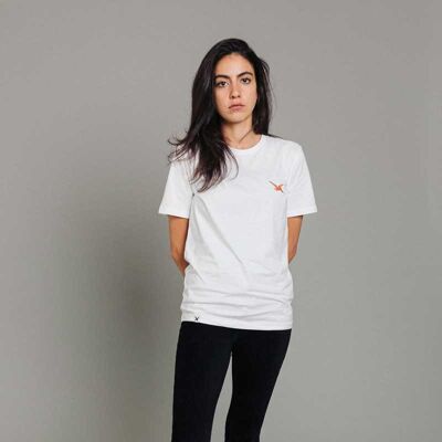 T-Shirt Dino Unisexe FLUGY Blanc - Blanc