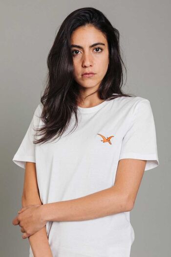 T-Shirt Dino Unisexe FLUGY Blanc - Blanc 2