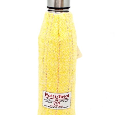 Bouteille Thermos 500ml - Harris Tweed Wrapped - Jaune