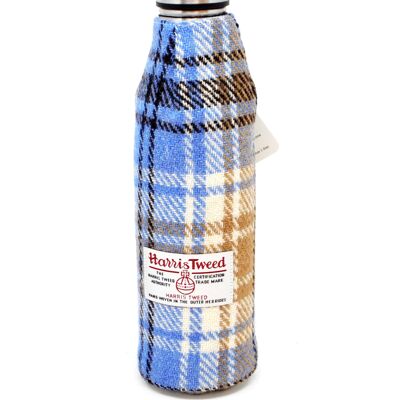Bouteille Thermos 500 ml - Emballage Harris Tweed - Bleu