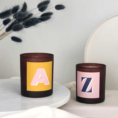 Initials Candle Bundle | 8 x midi refillable - 150g