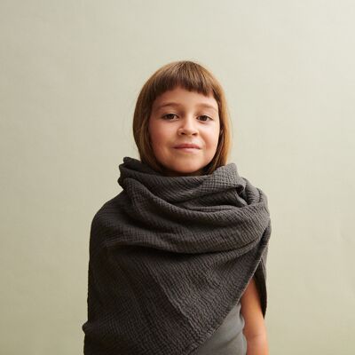 Max scarf in oeko-tex cotton gauze