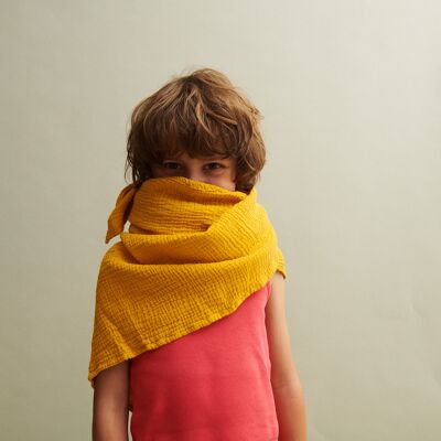 Max scarf in oeko-tex cotton gauze