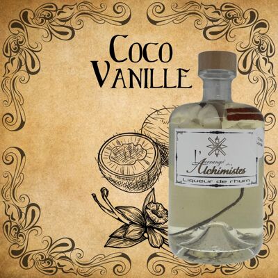 Arrangiert Vanille-Kokos